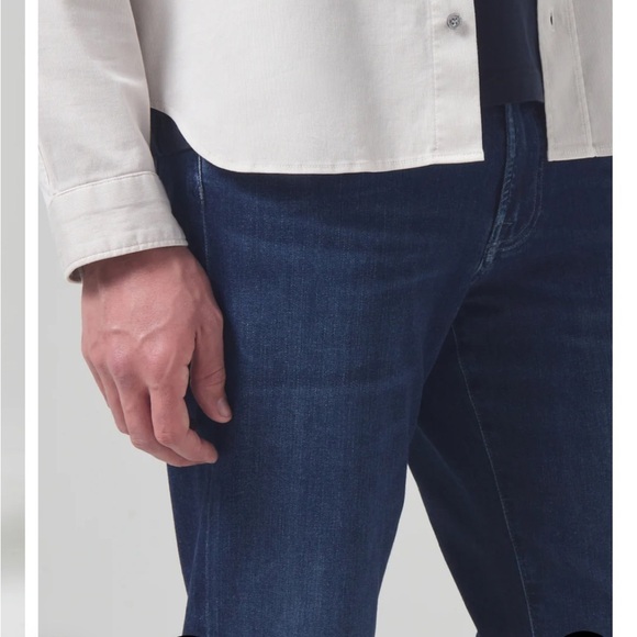 Citizens Of Humanity Men’s SID Regular Straight Jeans Dark Wash Size 40 - Picture 3 of 11